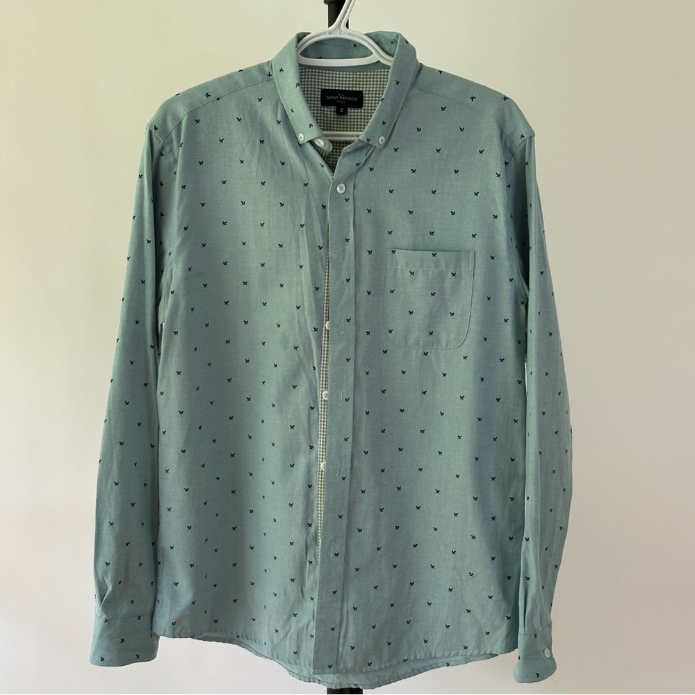 Rue St Patrick long sleeve shirt new